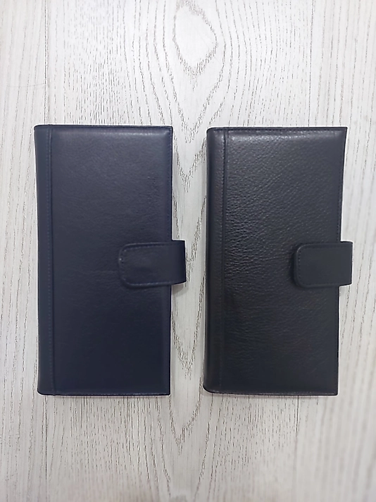 DERİ CÜZDAN  (Siyah & Koyu Mavi )